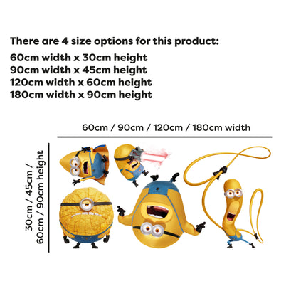 Despicable Me 4 - Mega Minions Set Wall Sticker