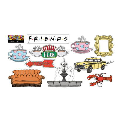 Friends Wall Sticker - Friends Icons Set Decal Wall Art