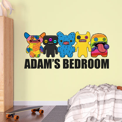 Fuggler Wall Sticker - Fugglers Group Personalised Text Decal Wall Art