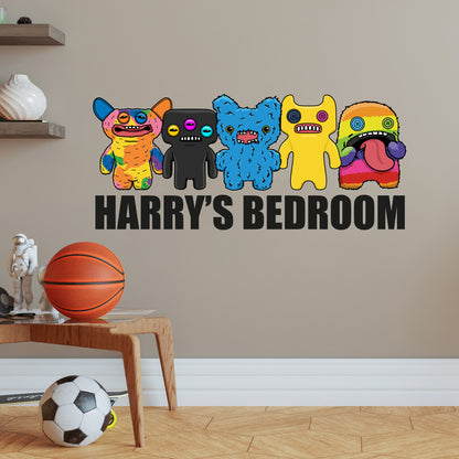 Fuggler Wall Sticker - Fugglers Group Personalised Text Decal Wall Art