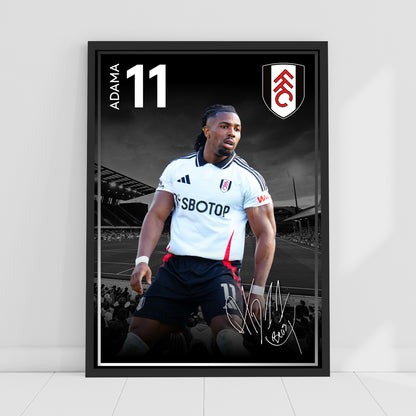 Fulham FC Print - Adama 24/25 Player Poster