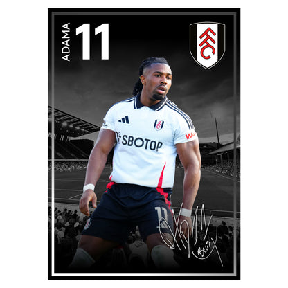 Fulham FC Print - Adama 24/25 Player Poster