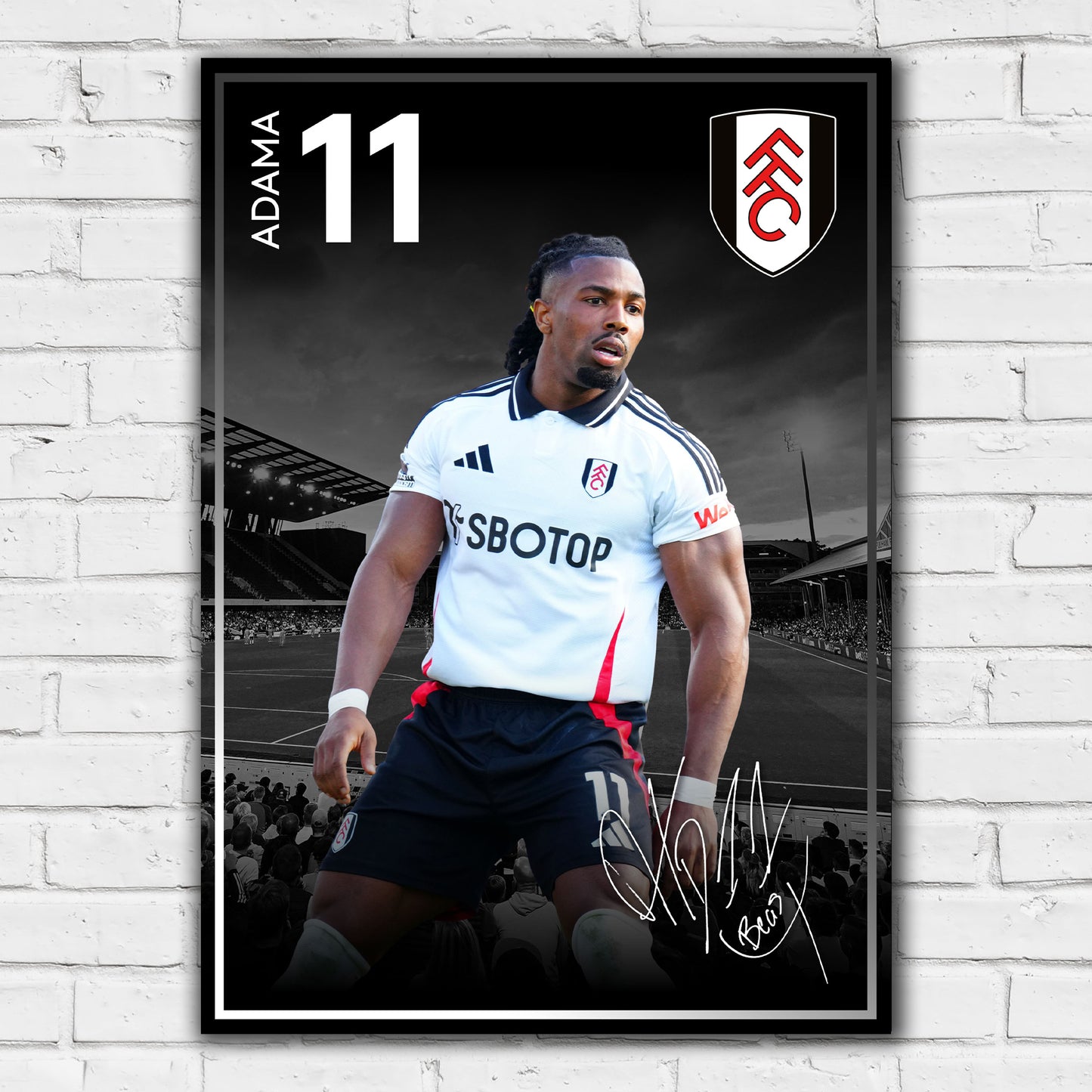 Fulham FC Print - Adama 24/25 Player Poster