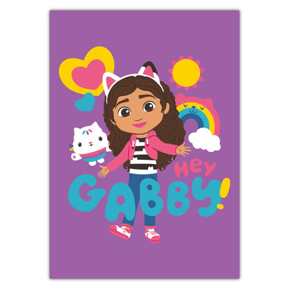 Gabby's Dollhouse Print - Hey Gabby Poster Kids Wall Art