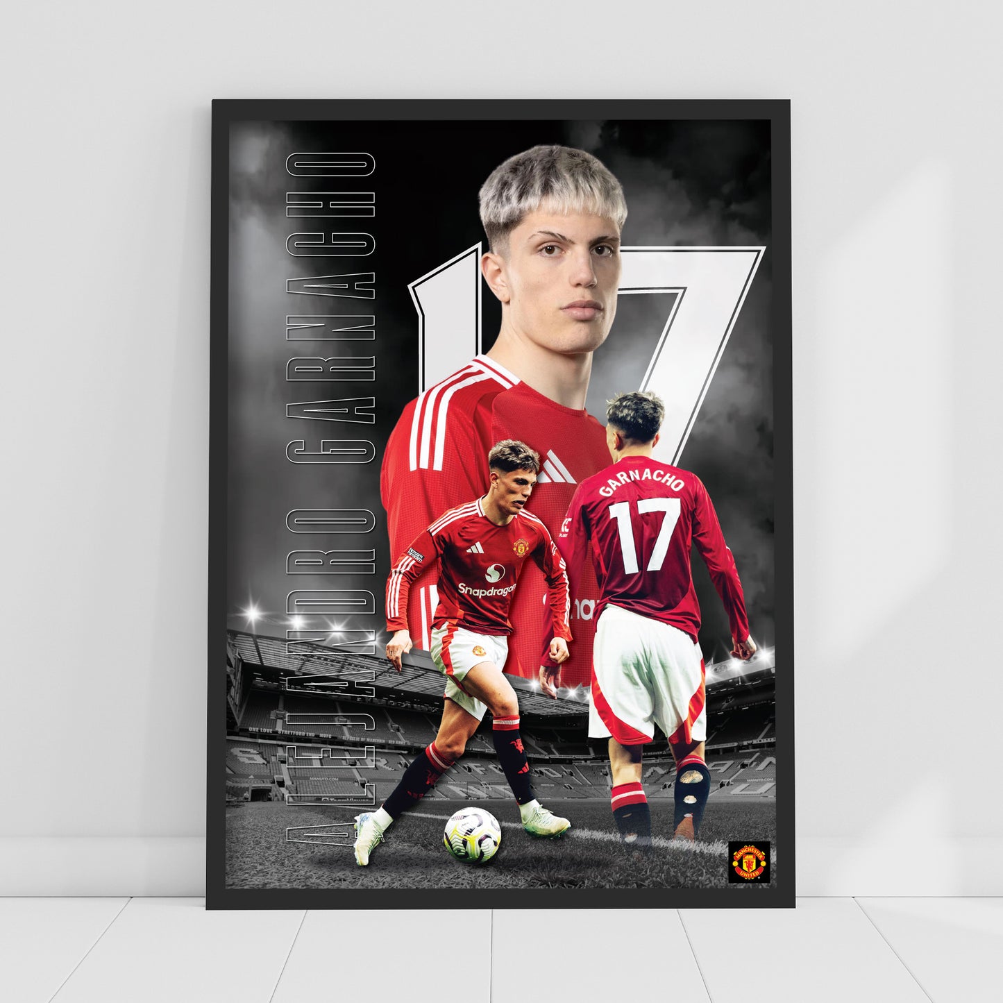 Manchester United FC Print - Garnacho 24/25 Core Poster