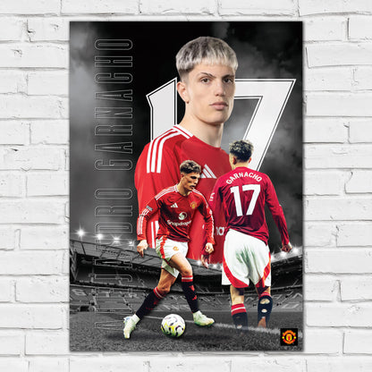 Manchester United FC Print - Garnacho 24/25 Core Poster