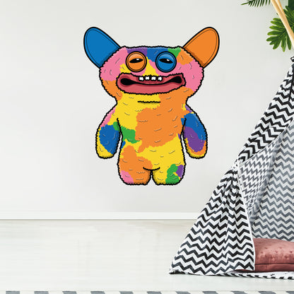 Fuggler Wall Sticker - Grin Grin Multicolour Decal Wall Art