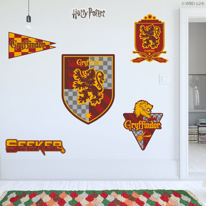 HARRY POTTER Wall Sticker – Gryffindor House Pride Decal Set Wizarding World Art