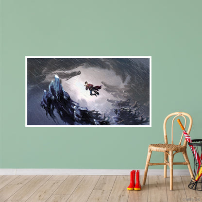 HARRY POTTER Wall Sticker – Harry Potter and Dementors Watercolour Wall Decal Wizarding World Art