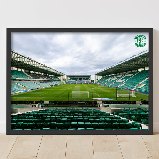 Hibernian FC Print - Stadium Day Time Poster Football Wall Art