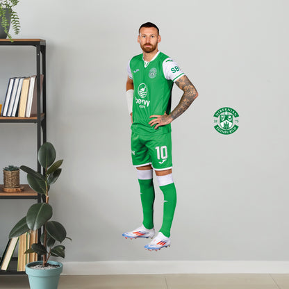 Hibernian F.C. Martin Boyle 24-25 Player Wall Sticker