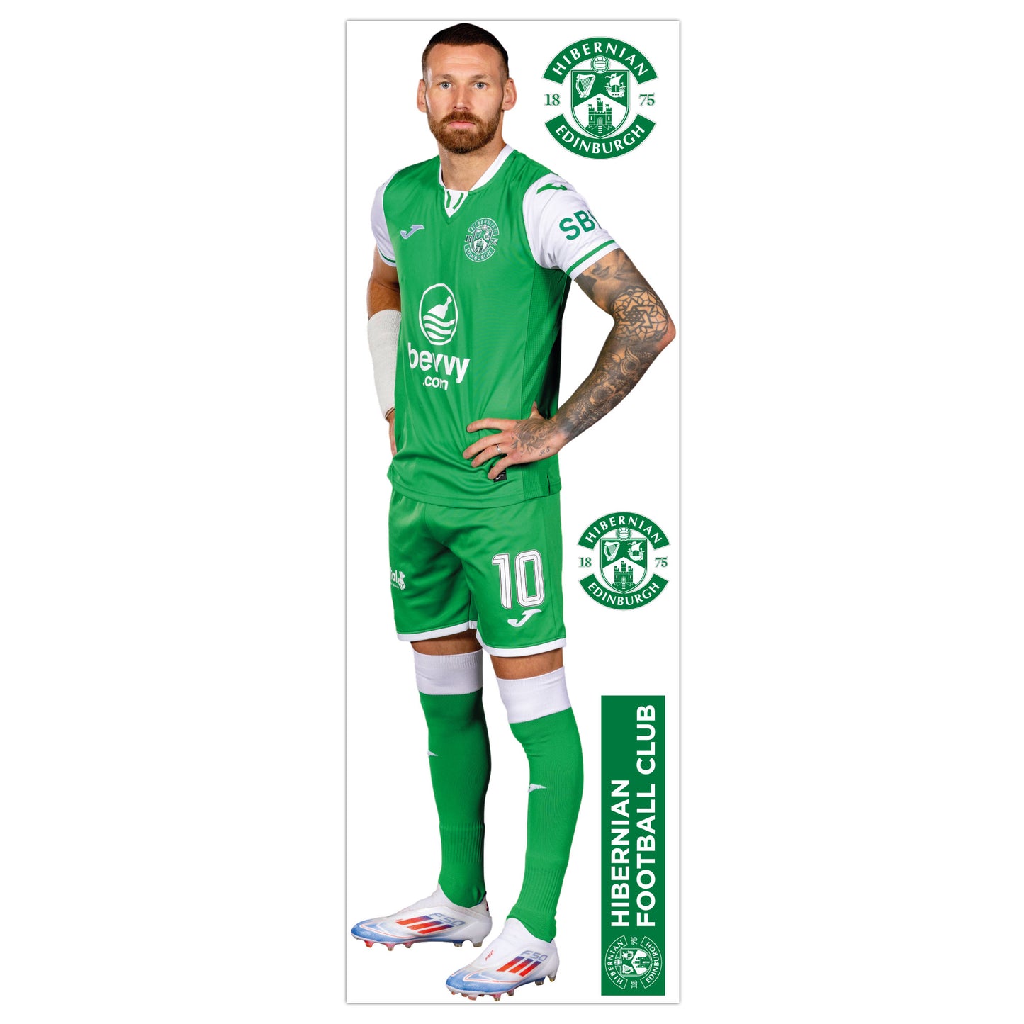 Hibernian F.C. Martin Boyle 24-25 Player Wall Sticker