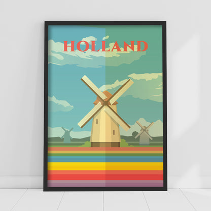 World City Print - Holland Poster Wall Art