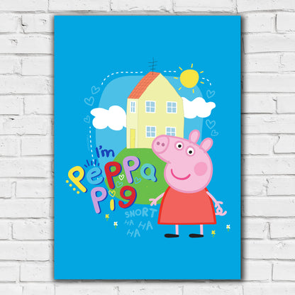 Peppa Pig Print - I'm Peppa Pig Poster Wall Art