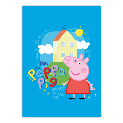 Peppa Pig Print - I'm Peppa Pig Poster Wall Art