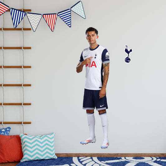 Tottenham Hotspur FC - Johnson 24-25 Player Cutout Wall Sticker + Spurs Decals