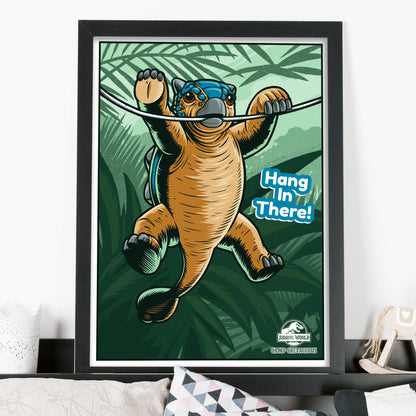 Jurassic World Camp Cretaceous Print - Bumpy Ankylosaurus Hang in There