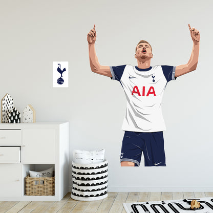 Tottenham Hotspur FC - Kulusevski 24-25 Illustration Wall Sticker