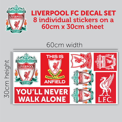 Liverpool Football Club - Decal Sticker Set