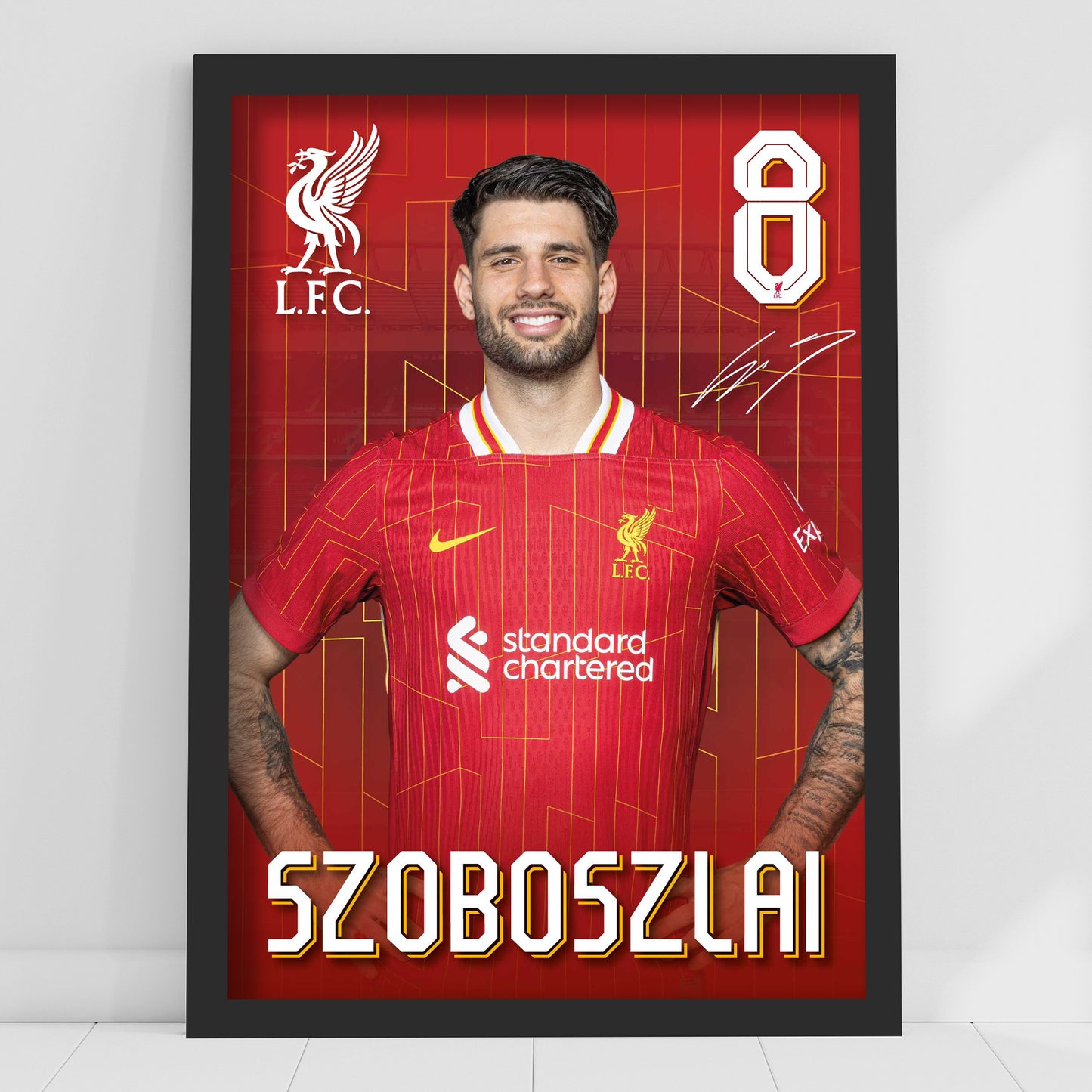 Liverpool FC Print - Szoboszlai 24-25 Core Player Poster