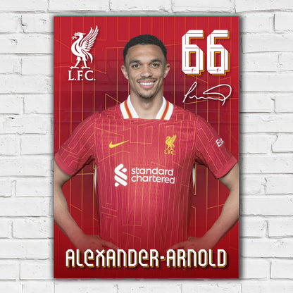 Liverpool FC Print - Trent Alexander-Arnold 24-25 Core Player Poster