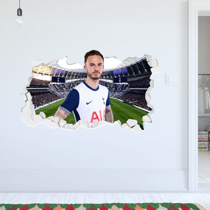 Tottenham Hotspur FC - Maddison 24-25 Broken Wall Sticker