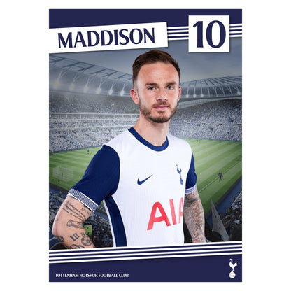 Tottenham Hotspur Print - Maddison 24-25 Poster Wall Art