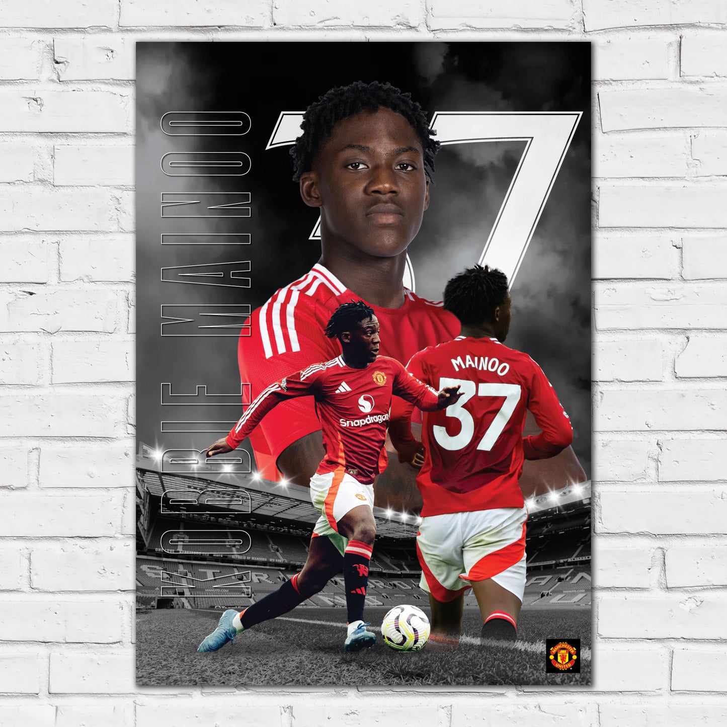 Manchester United FC Print - Mainoo 24/25 Core Poster