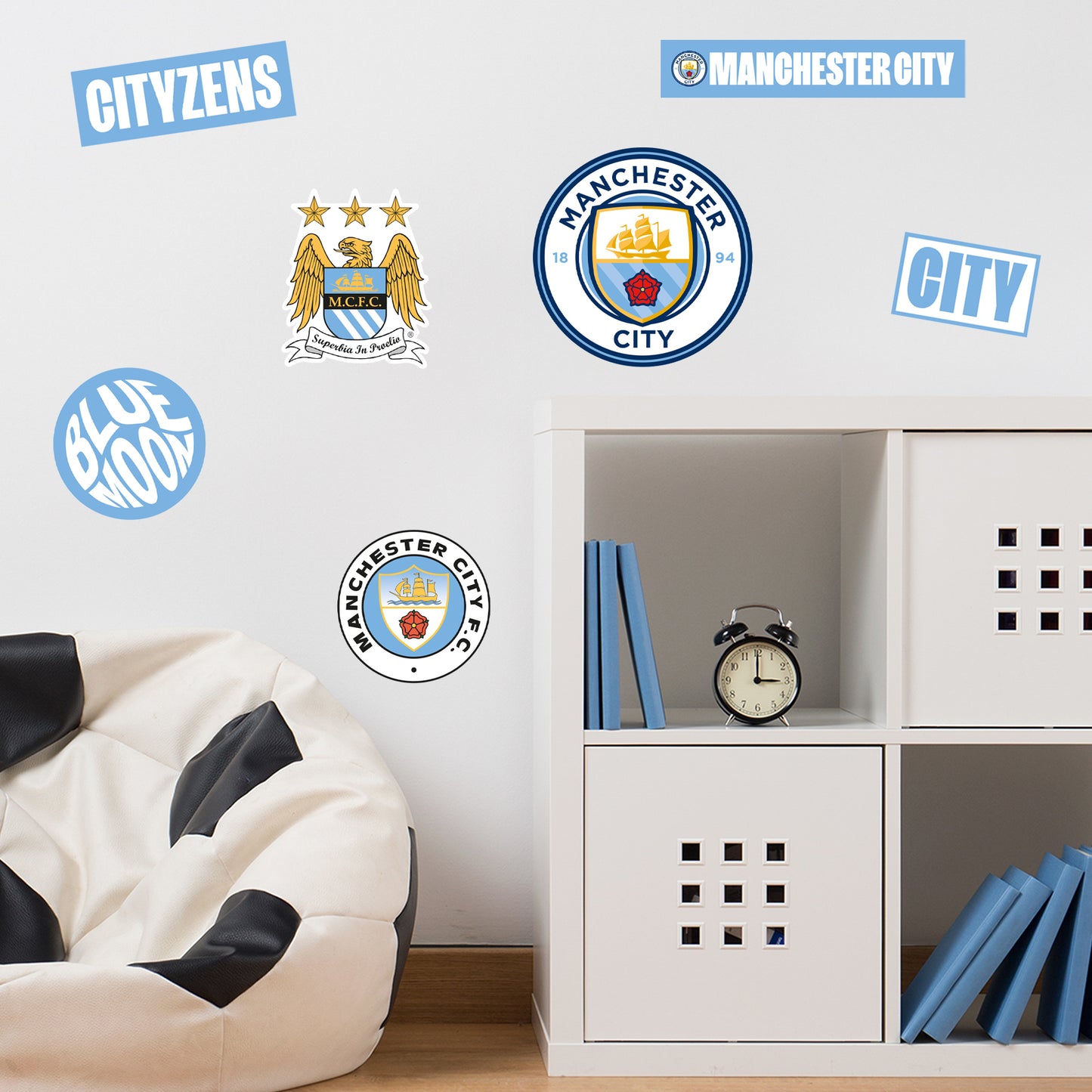 Manchester City Football Club - Decal Sticker Set