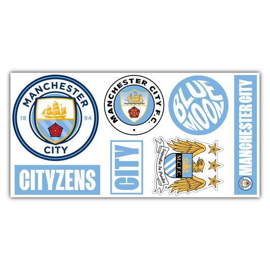 Manchester City Football Club - Decal Sticker Set