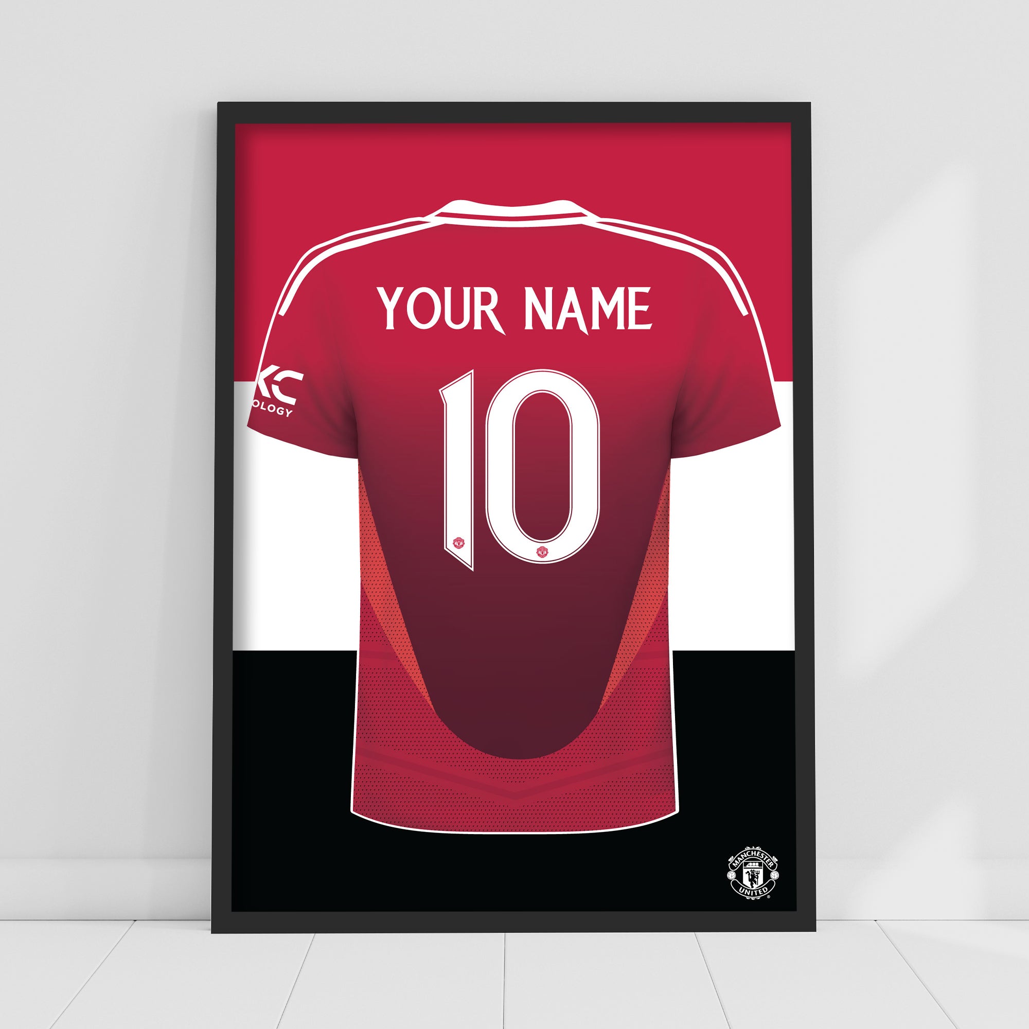 Manchester United FC Print Personalised 24 25 Shirt Design