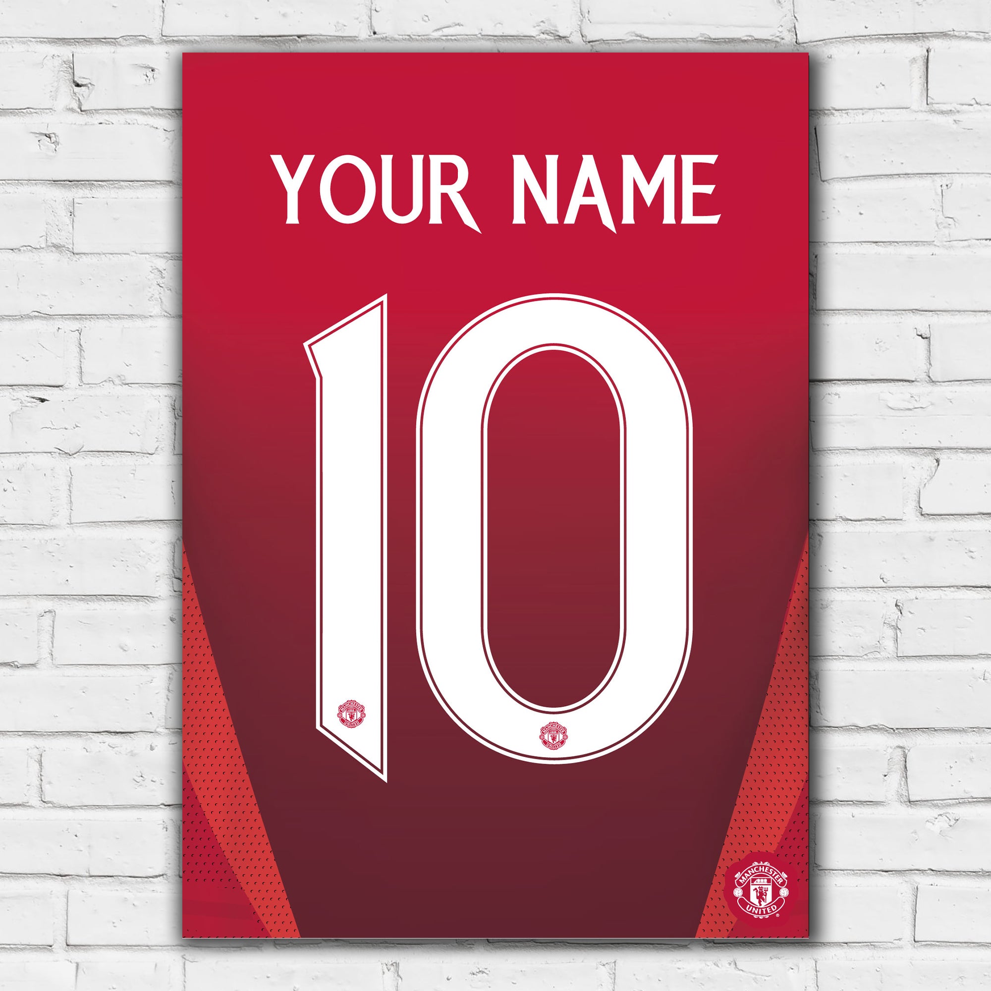 Manchester united jersey with name printed online