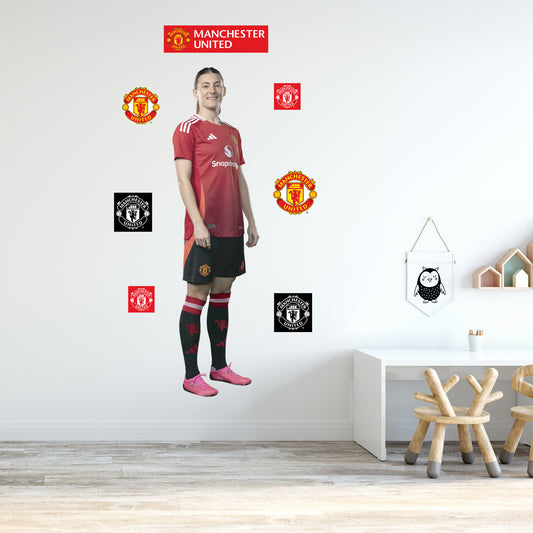 Manchester United FC Wall Sticker - Blundell 24/25 Player Wall Decal