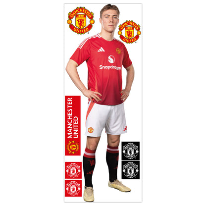 Manchester United FC Wall Sticker - Hojlund 24/25 Player Wall Decal