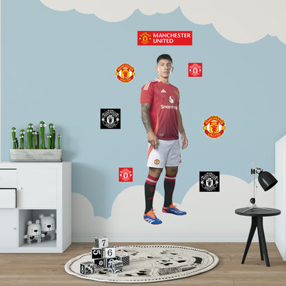 Manchester United FC Wall Sticker - Lisandro Martínez 24/25 Player Wall Decal