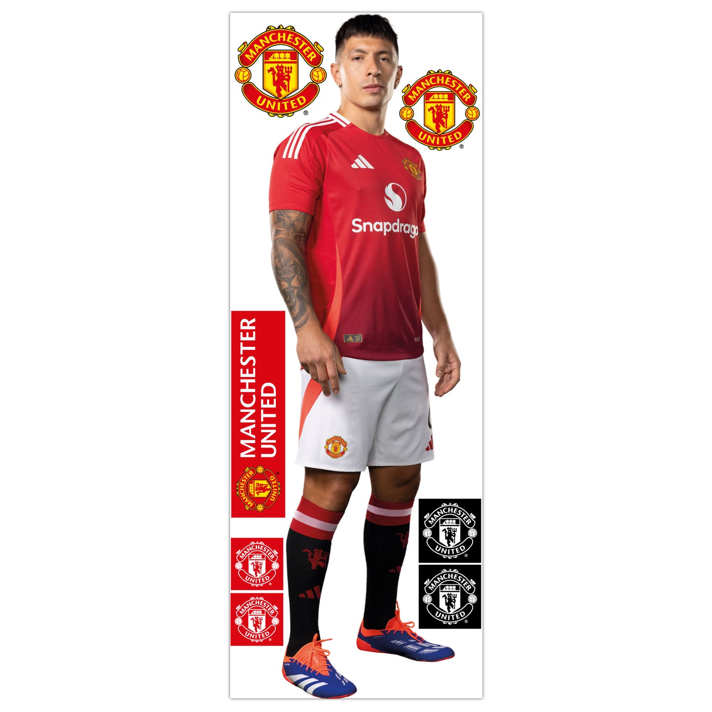 Manchester United FC Wall Sticker - Lisandro Martínez 24/25 Player Wall Decal