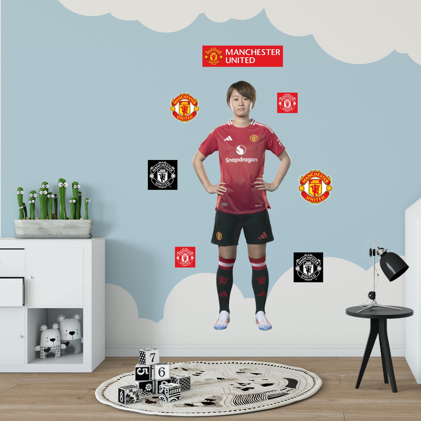 Manchester United FC Wall Sticker - Miyazawa 24/25 Player Wall Decal