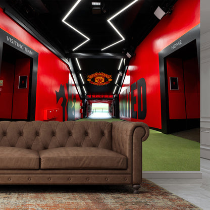 Manchester United Football Club - Old Trafford Tunnel Full Wall Mural Art