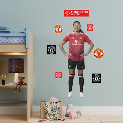 Manchester United FC Wall Sticker - Riviere 24/25 Player Wall Decal