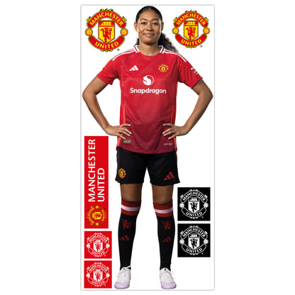 Manchester United FC Wall Sticker - Riviere 24/25 Player Wall Decal