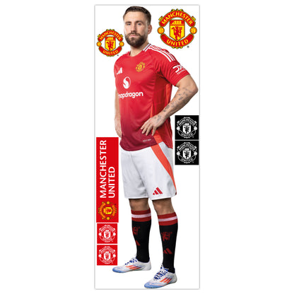 Manchester United FC Wall Sticker - Shaw 24/25 Player Wall Decal