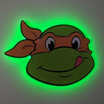 Teenage Mutant Ninja Turtles Mikey LED Backlit Wallpop