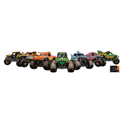 Monster Jam Wall Sticker - Group Line Up Decal Wall Art