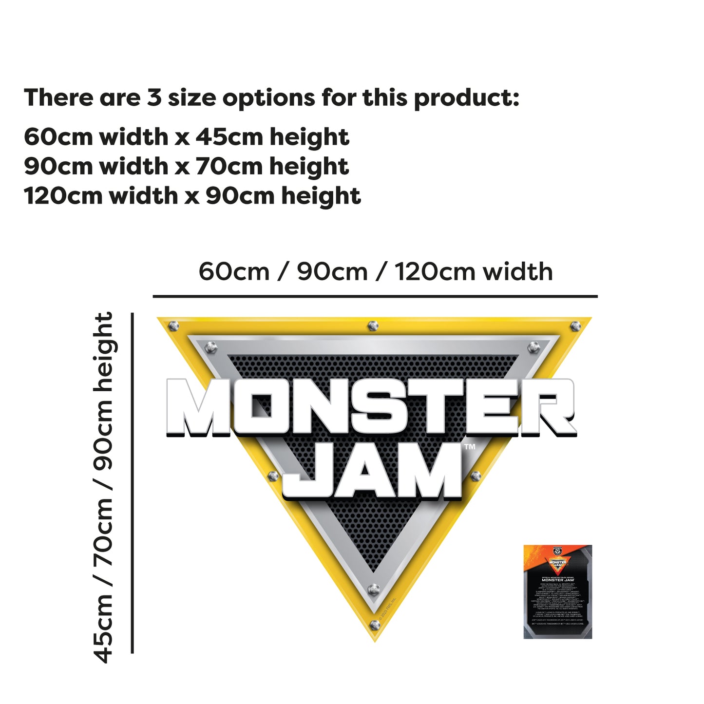 Monster Jam Wall Sticker - Logo Decal Wall Art