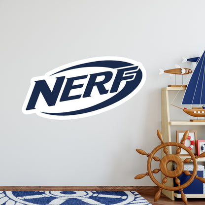 Nerf Wall Sticker - Blue Logo Decal Wall Art