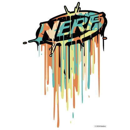 Nerf Wall Sticker - Dripping Logo Decal Wall Art