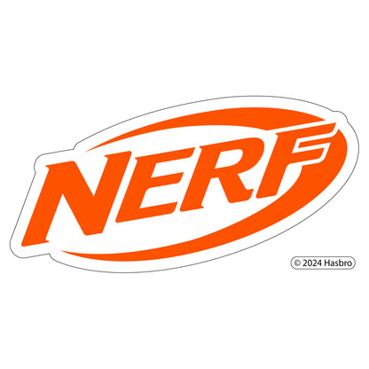 Nerf Wall Sticker - Orange Logo Decal Wall Art