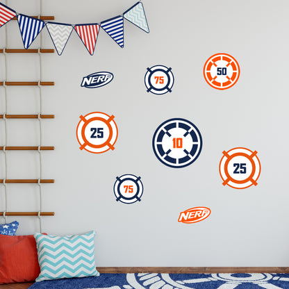 Nerf Wall Sticker - Target Icons Set Wall Art