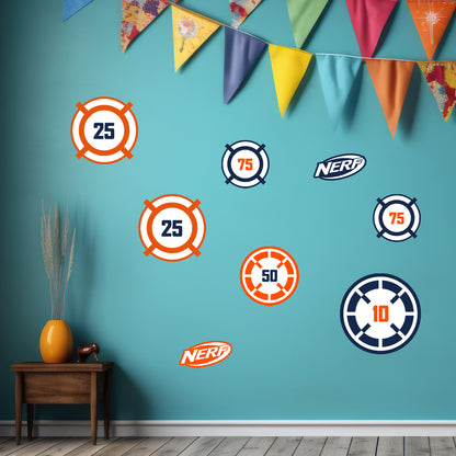 Nerf Wall Sticker - Target Icons Set Wall Art