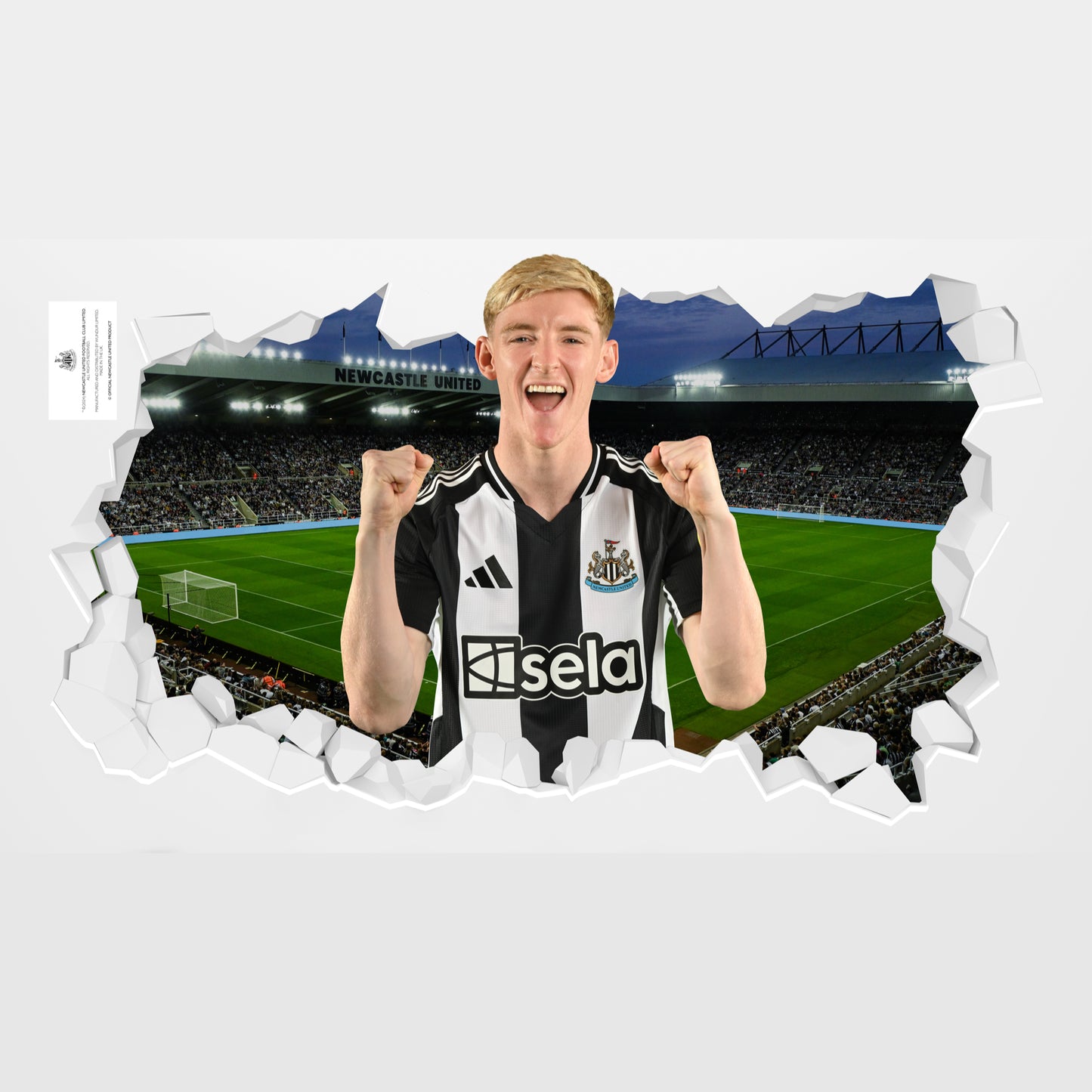 Newcastle United Football Club - Gordon 24/25 Broken Wall